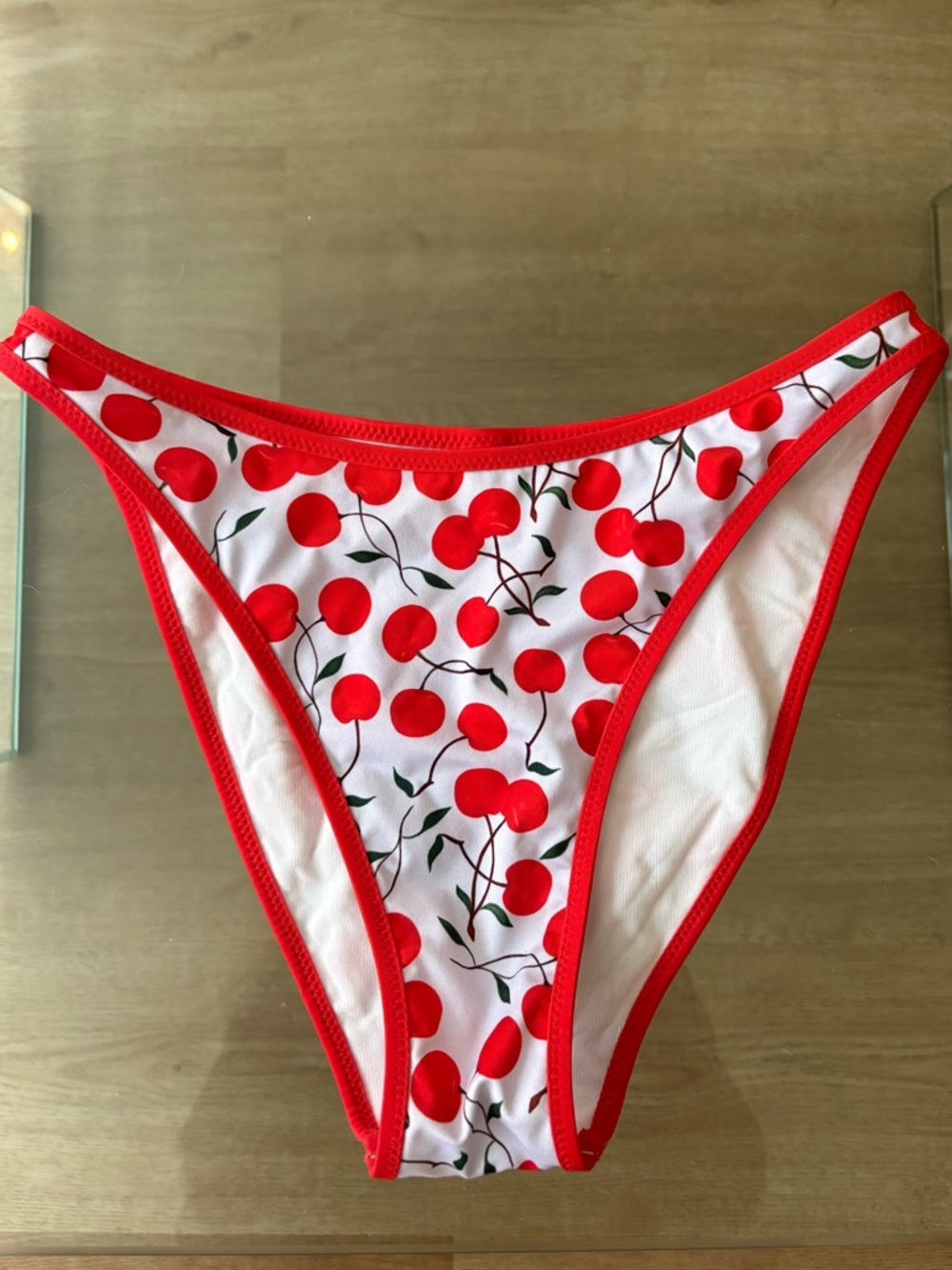 Heavy Manners Elsa Hosk Cherry Print Bikini Bottoms